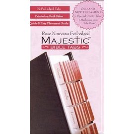 Bible Indexing Tabs - Majestic Rose