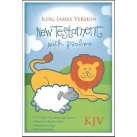 KJV Baby New Testament w/Psalms, Pink Imitation Leather