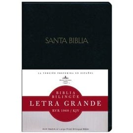 RVR/KJV Biblia Bilingue Letra Grande (Large Print Bilingual Bible), Black