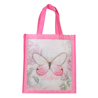 Tote Bag - Butterfly, Pink