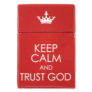 Box of Blessings - Keep Calm & Trust God