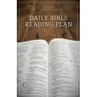 Good News Bulk Tracts: Daily Bible Reading Plan