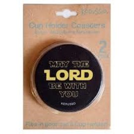 DISCONTINUED Cup Holder Coaster - May the Lord be with You