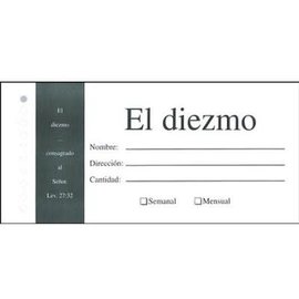Offering Envelope - Tither, Spanish (El diezmo)