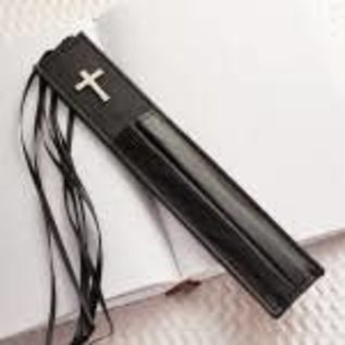 Bookmark with Two Pen Holders, Black