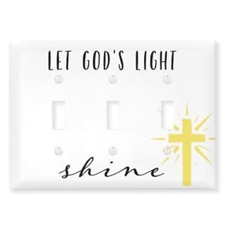 Light Switch Cover - Let God's Light Shine, Triple
