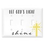 Light Switch Cover - Let God's Light Shine, Triple
