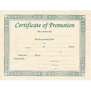 Certificate - Promotion, 6 Pack