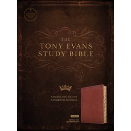 CSB Tony Evans Study Bible, British Tan LeatherTouch, Indexed