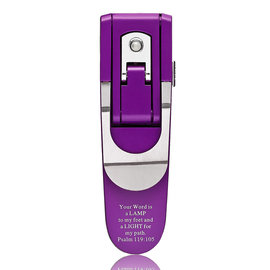 Pop-Up Book Light - Your Word is a Lamp, Purple