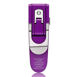 Pop-Up Book Light - Your Word is a Lamp, Purple