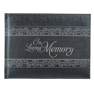 Guest Book - In Loving Memory, Charcoal