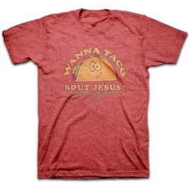 T-shirt - Wanna Taco Bout Jesus, Red
