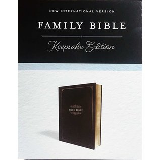 NIV Family Bible: Keepsake Edition, Burgundy Leathersoft