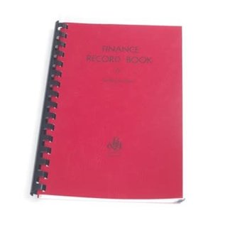 Finance Record Book - Small Churches