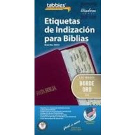 Bible Indexing Tabs - Gold (Spanish)