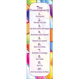 Bookmarks - Kid's Ten Commandments (Pack of 25)