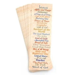 Bookmarks: Names of Jesus (Pack of 25)