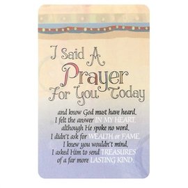 Pocket Card - I Said a Prayer
