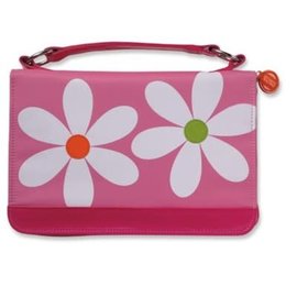 Bible Cover - Pink with Flowers