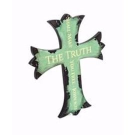Black Tip Cross The Truth Teal