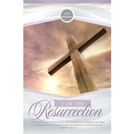 Bulletins - I am the Resurrection (Pack of 100)