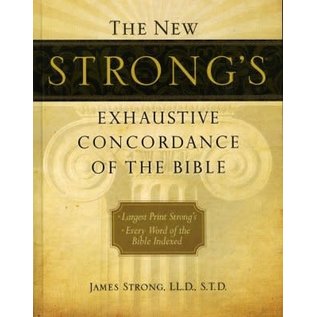 Large Print The New Strong's Exhaustive Concordance, Hardcover