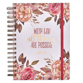 Journal - With God All Things are Possible, Wirebound