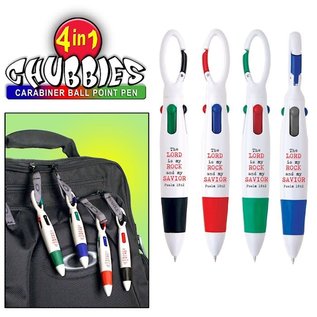 Pen - CHUBBIES 4-in-1 Carabiner (Trim Color Varies)