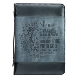 Bible Cover - Be Strong, Lion