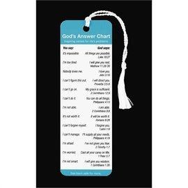 Bookmark - God Answers, Tassel