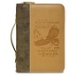 Bible Cover - Wings of Eagles, Brown