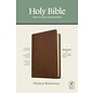 NLT Thinline Reference Bible, Rustic Brown LeatherLike (Filament)