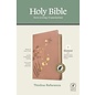 NLT Thinline Reference Bible, Brushed Pink LeatherLike, Indexed (Filament)