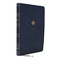 NKJV Large Print Thinline Bible, Blue Leathersoft