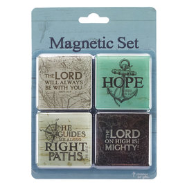 Magnet - The Lord Will Be With You, Set of 4