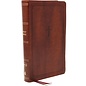 NKJV Compact Reference Bible, Brown Leathersoft