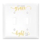 Light Switch Cover - Let God's Grace, Double