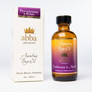 Anointing Oil - Frankincense & Myrrh, 2 Oz (Abba)