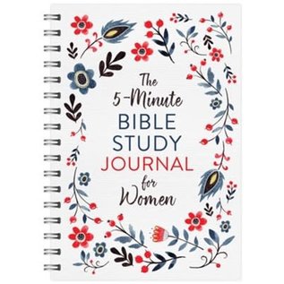 The 5-Minute Bible Study Journal for Women, Spiral-bound