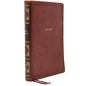 NKJV Giant Print Reference Bible, Brown Leathersoft, Indexed