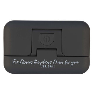 Clip-On Book Light -  I Know the Plans, Black