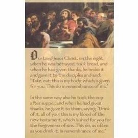 Bulletins: Last Supper, 8.5x14 (Pack of 100)