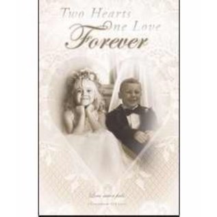 Bulletins: Two Hearts One Love Forever (Pack of 100)