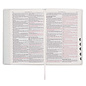 KJV Large Print Thinline Bible, White Faux Leather, Indexed