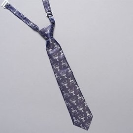 Boy's Tie - Communion, Navy Blue