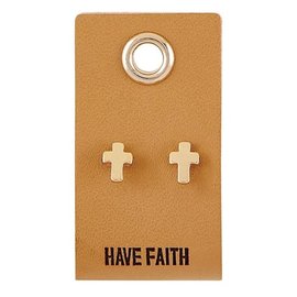 Earrings - Cross Studs, Have Faith