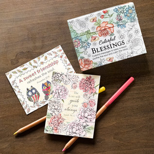 Coloring Cards - Colorful Blessings