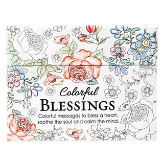 Coloring Cards - Colorful Blessings