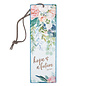 Bookmark - Hope and a Future, Floral Faux Leather